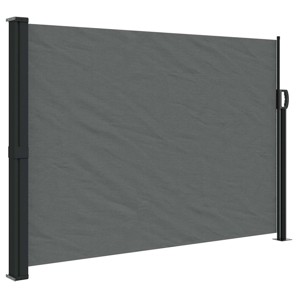 Vidaxl uitschuifbaar zijluifel antraciet 140x500 cm