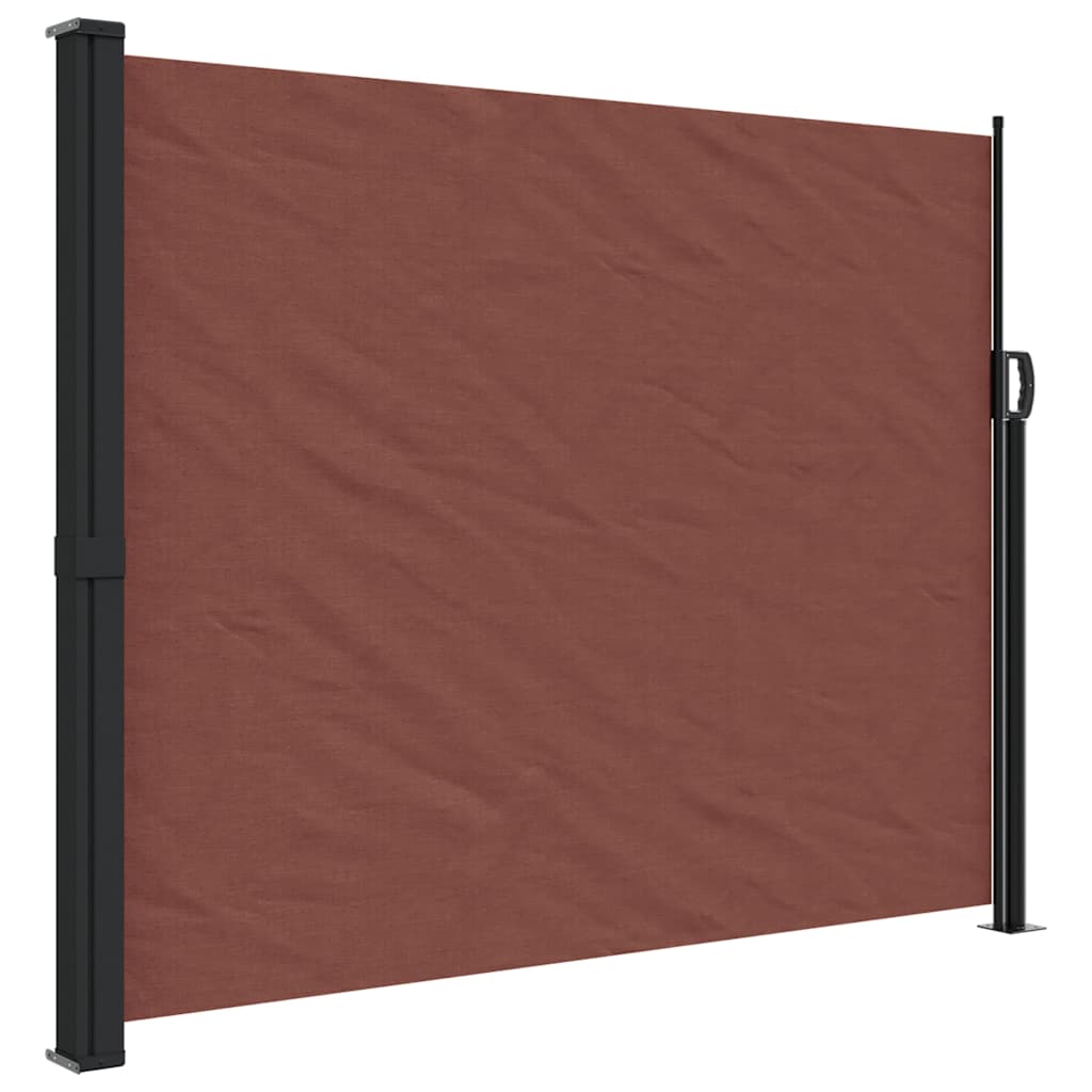 VIDAXL - Windschutzschild 160 x 500 cm Braun