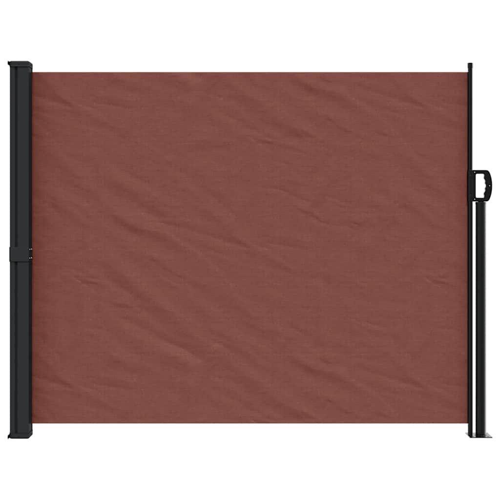 VIDAXL - Windschutzschild 160 x 500 cm Braun