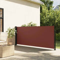Vidaxl windscherm uittrekbaar 120x600 cm bruin