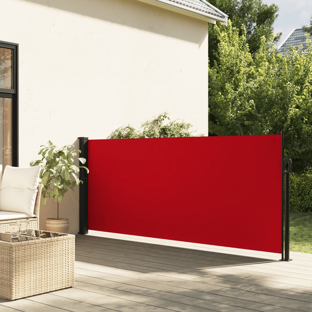 VIDAXL - Windschutzschild 140 x 600 cm rot