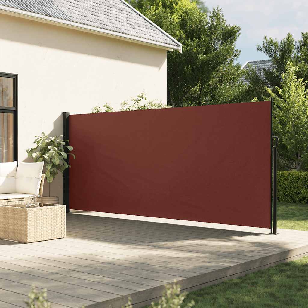 VidaXL Windschutzscheibe ausziehbar 180 x 600 cm braun