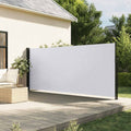 Vidaxl Windschutzscheibenschutz ausziehbar 180 x 600 cm Weiß