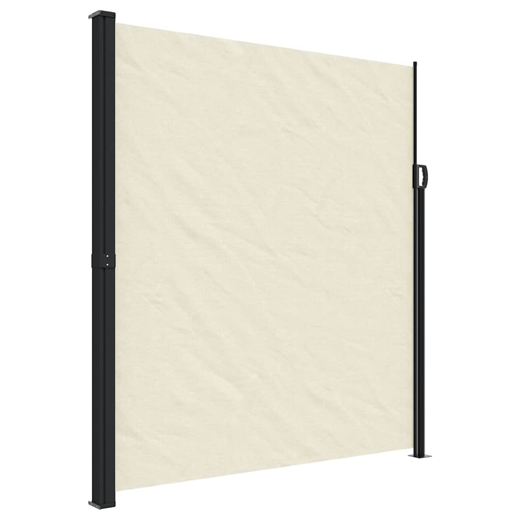 VidaXL Windschutzscheiben-Schutzbügel 220x600 cm creme - bezogen