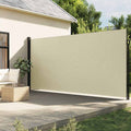 VidaXL Windschutzscheiben-Schutzbügel 220x600 cm creme - bezogen