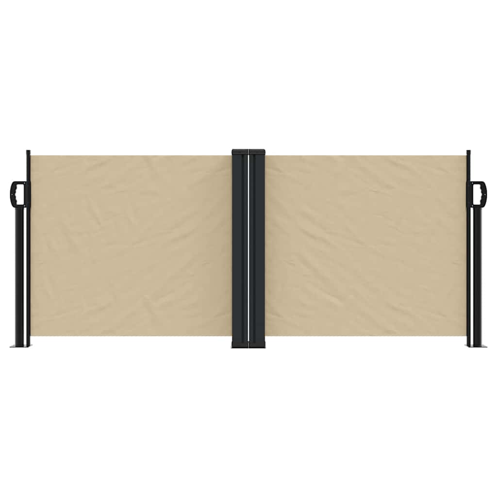 Vidaxl windscherm uittrekbaar 100x600 cm beige