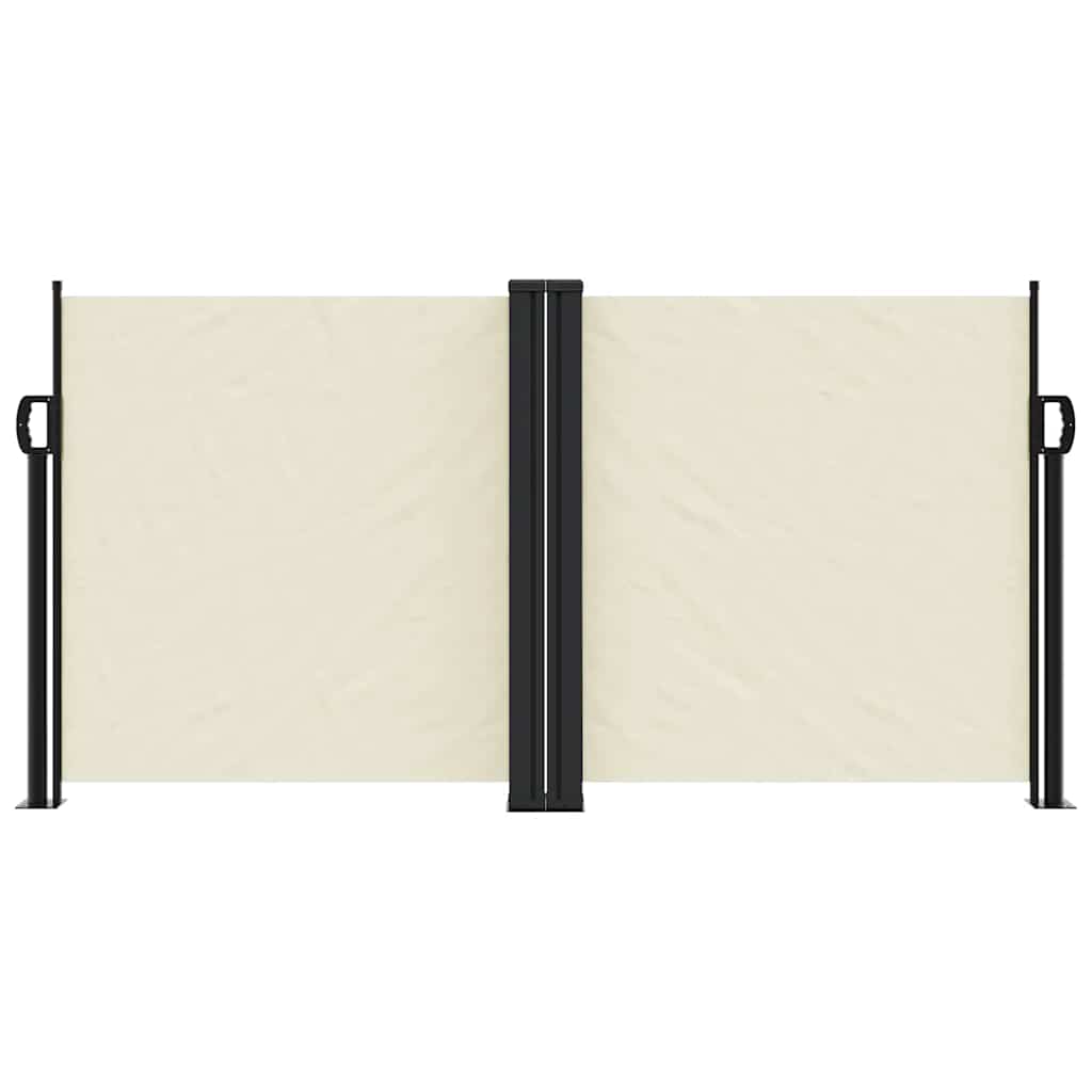 Vidaxl windscherm uittrekbaar 120x600 cm crème