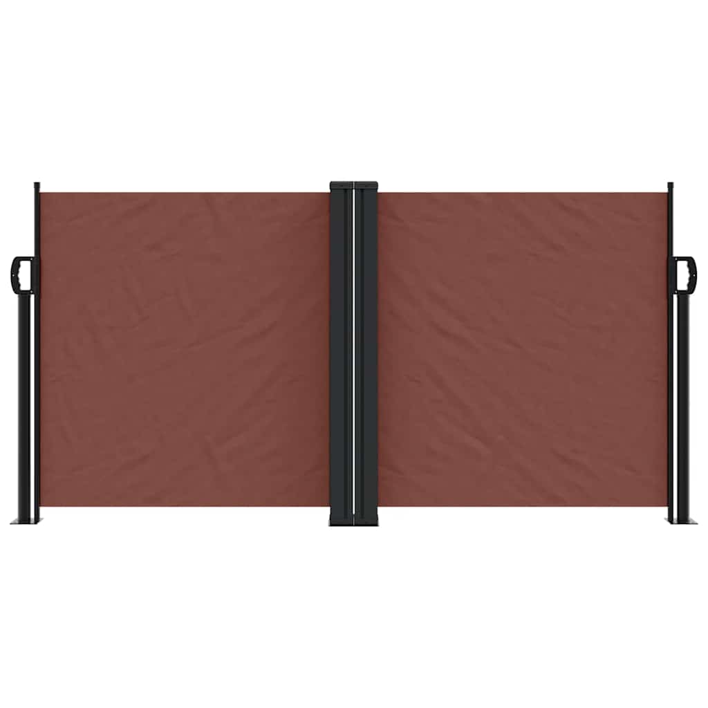 Vidaxl windscherm uittrekbaar 120x600 cm bruin