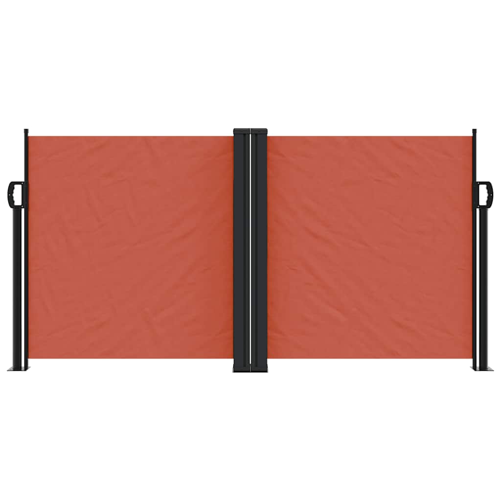 Vidaxl windscherm uittrekbaar 120x600 cm terracotta