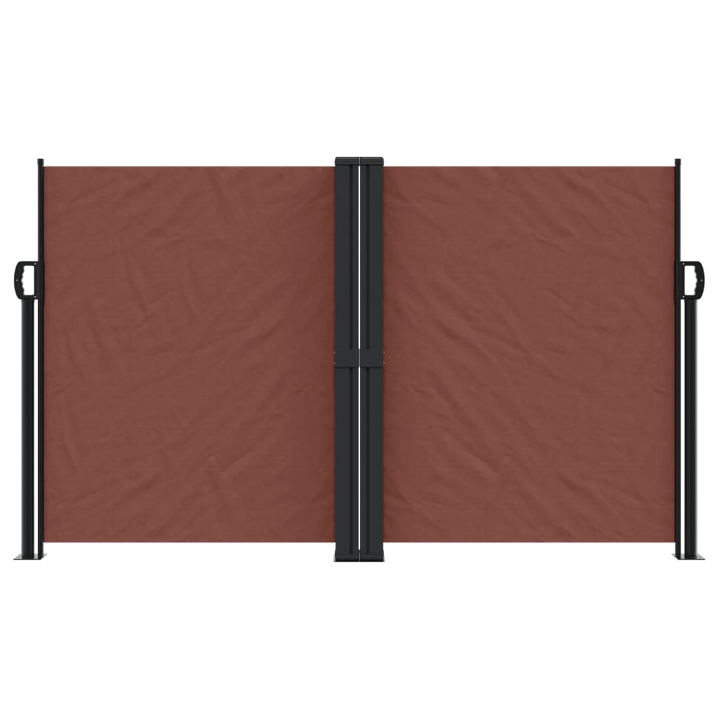 VIDAXL - Windschutzschild 140 x 600 cm Braun