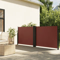 VIDAXL - Windschutzschild 140 x 600 cm Braun
