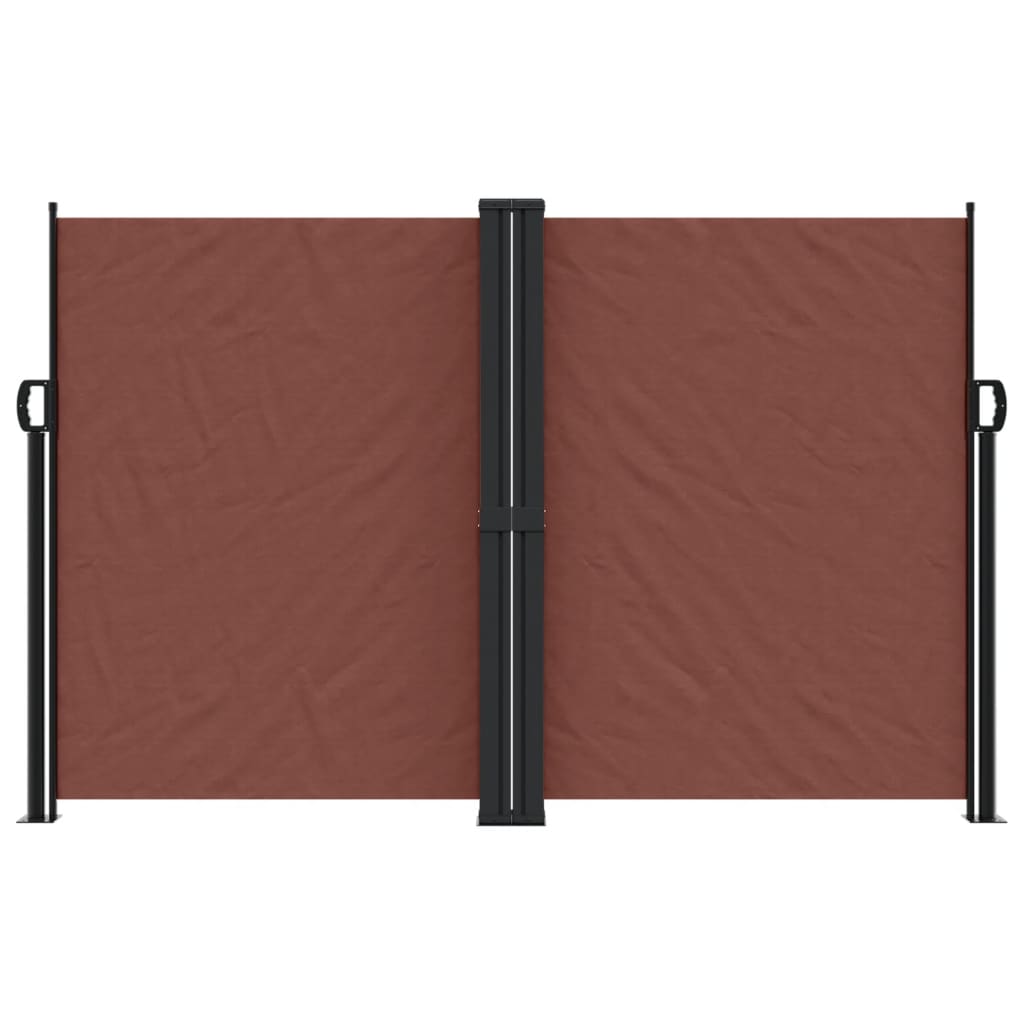 Vidaxl windscherm uittrekbaar 160x600 cm bruin