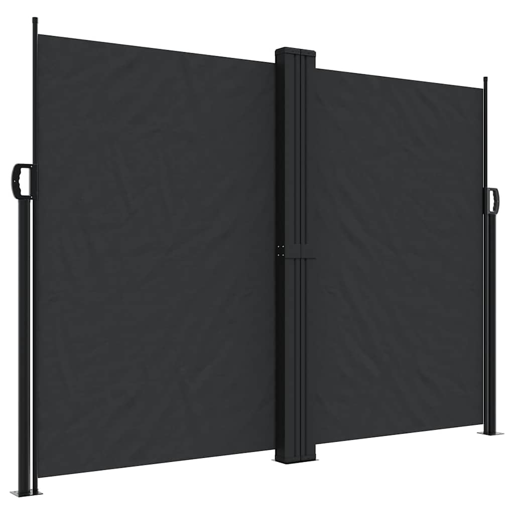 VidaXL Windschutzscheibe ausziehbar 180 x 600 cm schwarz