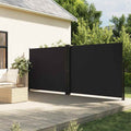 VidaXL Windschutzscheibe ausziehbar 180 x 600 cm schwarz
