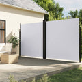VidaXL Windschutzscheibenschutz ausziehbar 220x600 cm Weiß