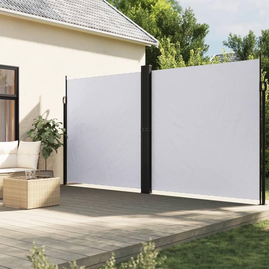 VidaXL Windschutzscheibenschutz ausziehbar 220x600 cm Weiß