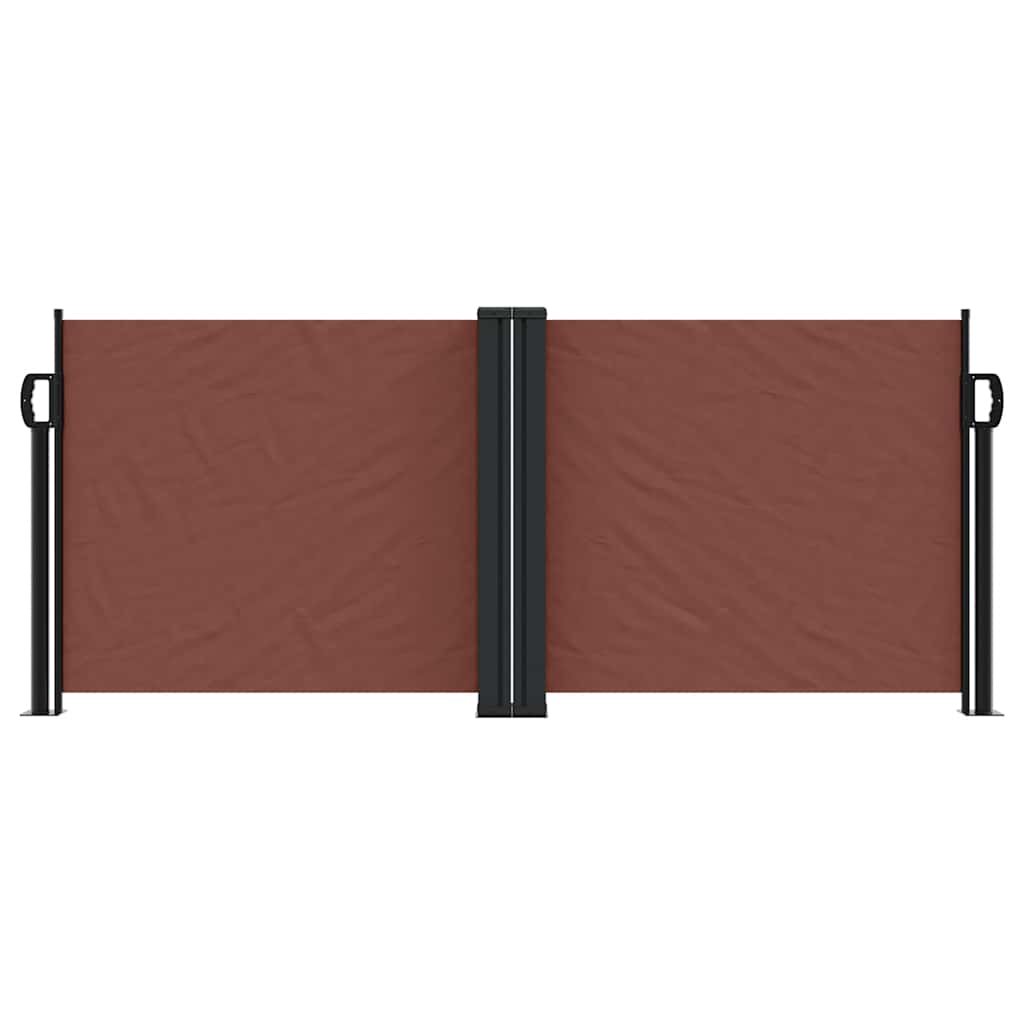 VIDAXL - Windschutzschild 100x1000 cm Braun