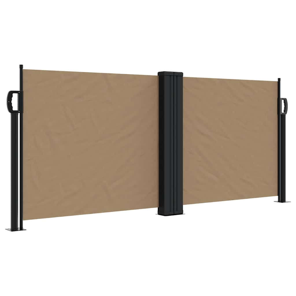 VIDAXL - Windschutzschild 100x1000 cm Taupe