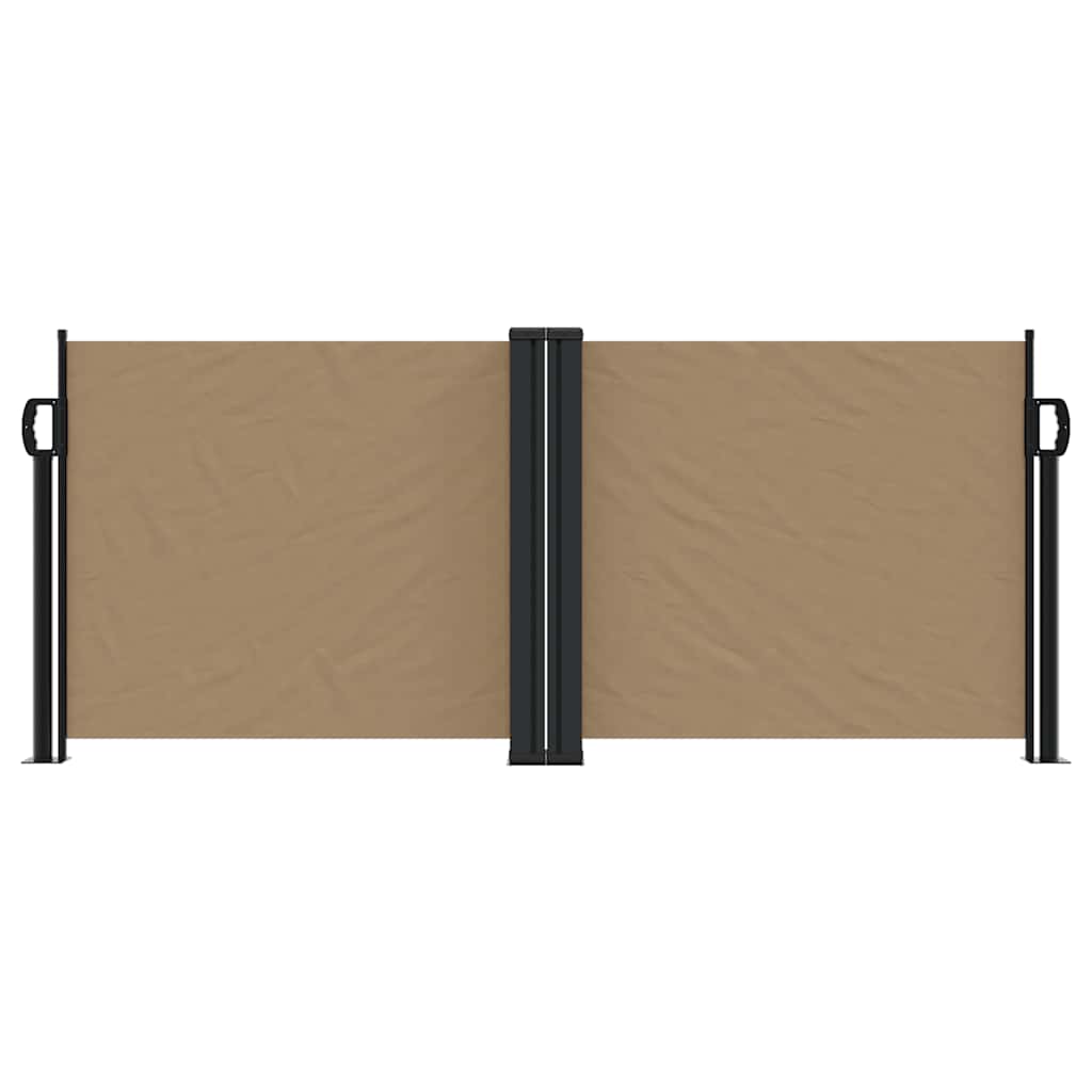 VIDAXL - Windschutzschild 100x1000 cm Taupe