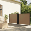 VIDAXL - Windschutzschild 100x1000 cm Taupe