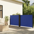 Vidaxl windscherm uittrekbaar 120x1000 cm blauw