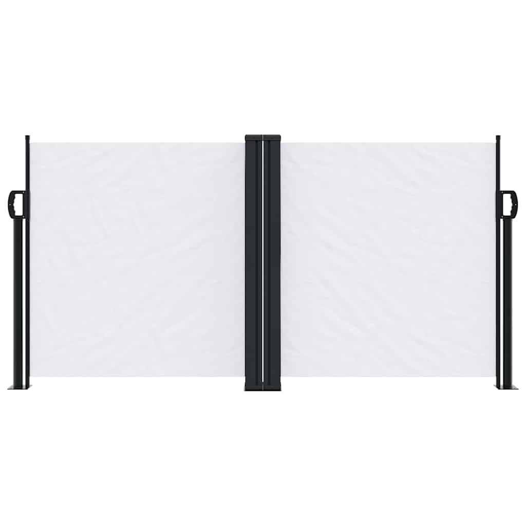 VidaXL Windschutzscheibenschutz ausziehbar 120x1000 cm Weiß