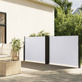VidaXL Windschutzscheibenschutz ausziehbar 120x1000 cm Weiß