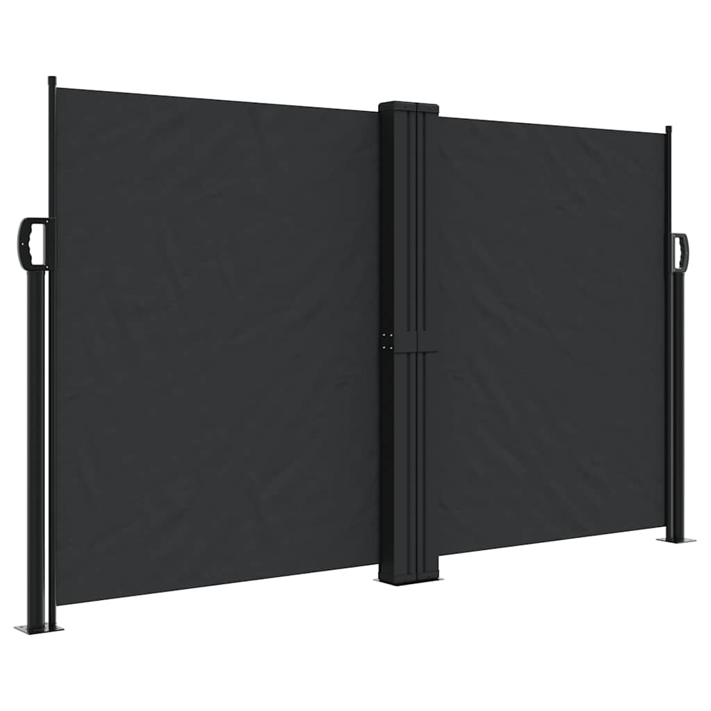 VIDAXL - Windschutzvisier 140x1000 cm schwarz