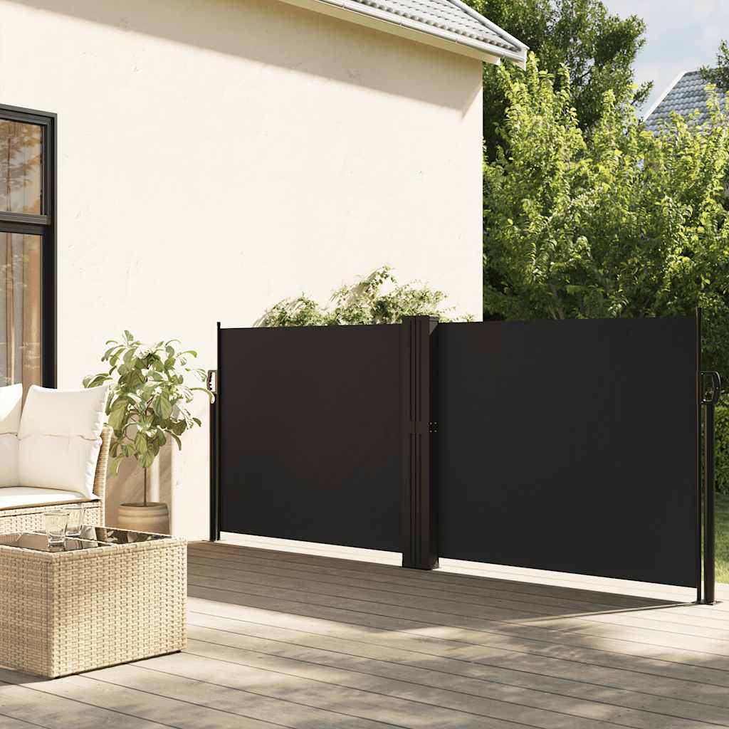 VIDAXL - Windschutzvisier 140x1000 cm schwarz