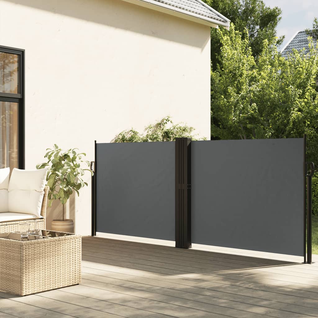VIDAXL - Windschutzschild 140 x 1000 cm, Anthrazit erhältlich