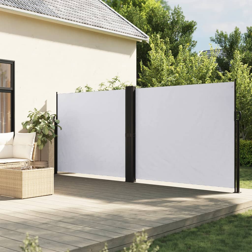 VIDAXL - Windschutzscheibe 160x1000 cm weiß