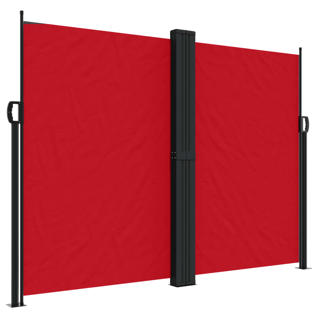 VIDAXL - Windschutzvisier 180x1000 cm rot