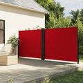 VIDAXL - Windschutzvisier 180x1000 cm rot