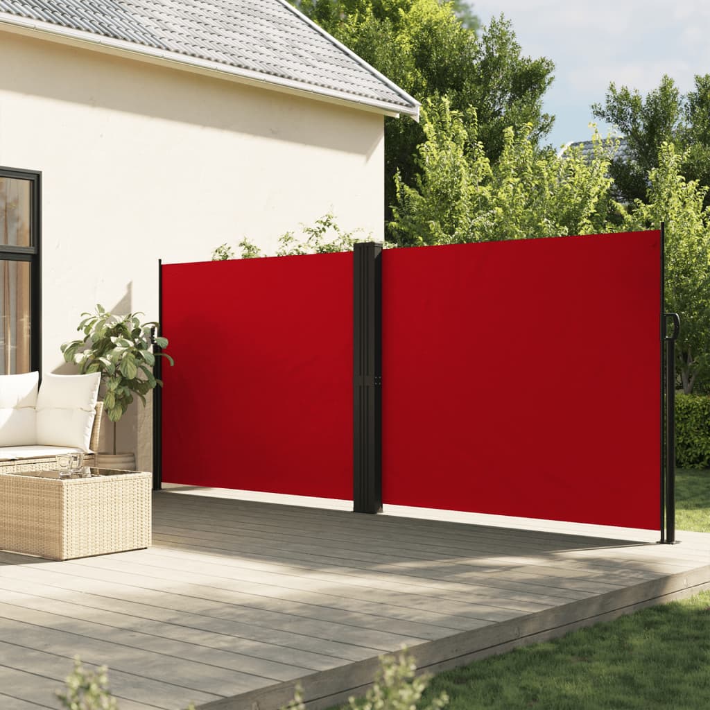 VIDAXL - Windschutzvisier 180x1000 cm rot