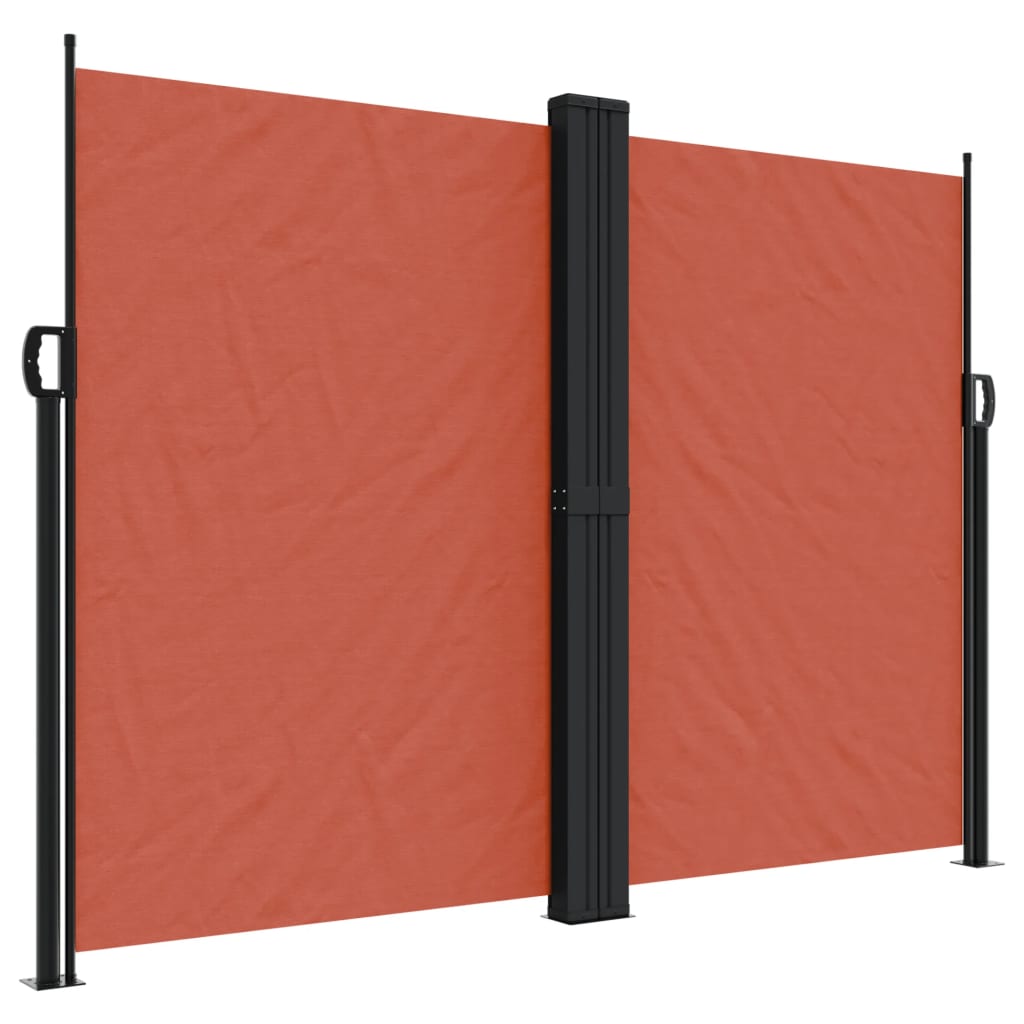 VIDAXL - Windschutzschild 180x1000 cm Terrakotta - ausziehbar