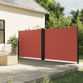 VIDAXL - Windschutzschild 180x1000 cm Terrakotta - ausziehbar