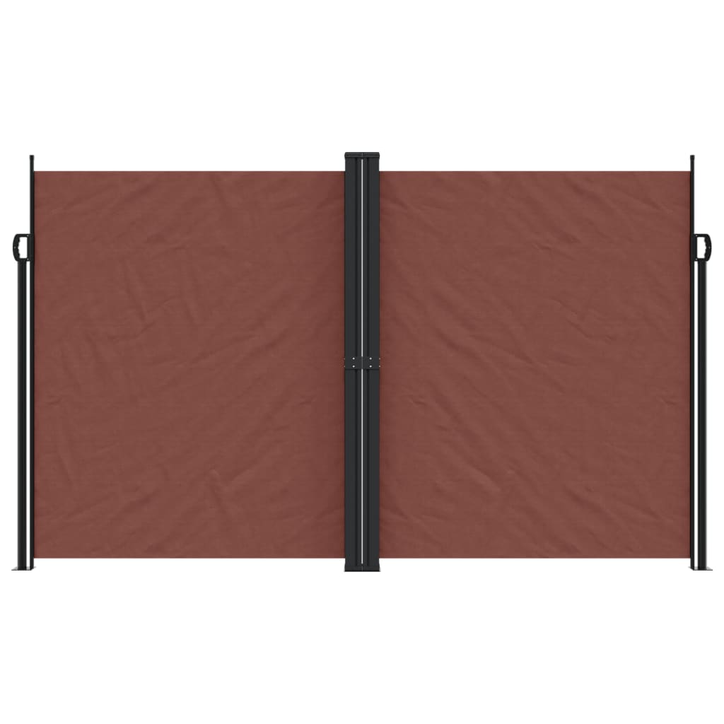 VIDAXL - Windschutzschild 200x1000 cm Braun