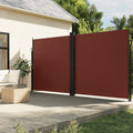 VIDAXL - Windschutzschild 200x1000 cm Braun
