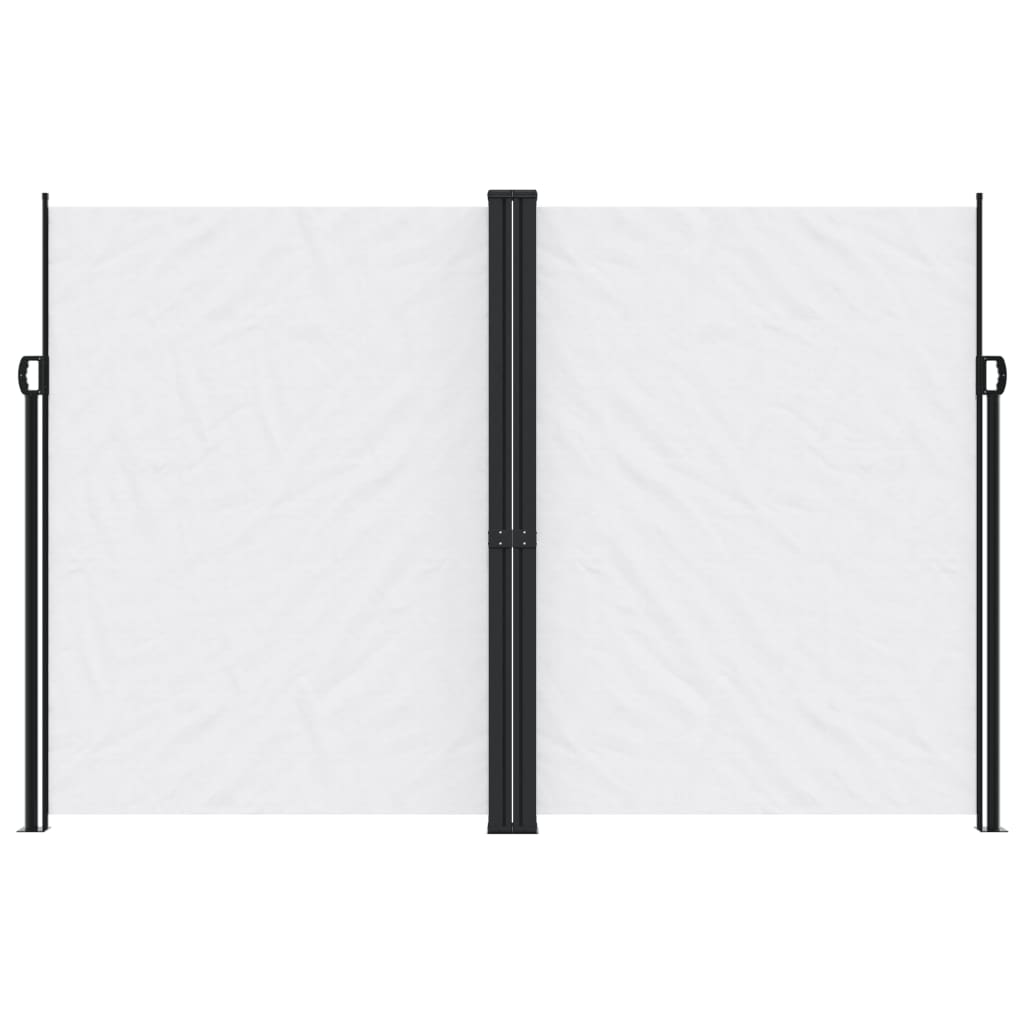 VIDAXL -Windschutz ausziell 220x1000 cm weiß