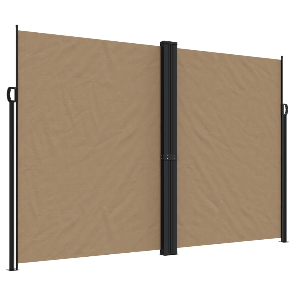 VIDAXL - Windschutzschild 220x1000 cm Taupe