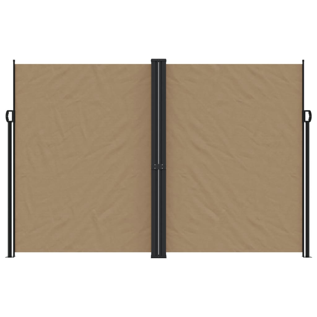 VIDAXL - Windschutzschild 220x1000 cm Taupe