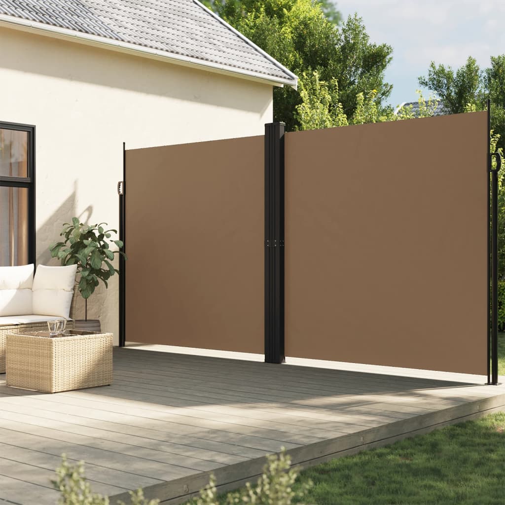 VIDAXL - Windschutzschild 220x1000 cm Taupe