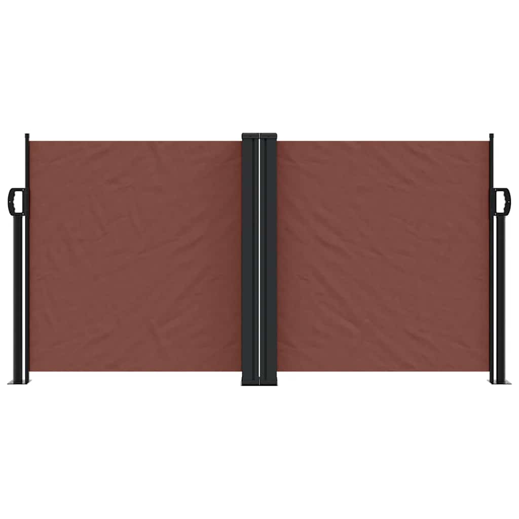 Vidaxl windscherm uittrekbaar 120x1200 cm bruin