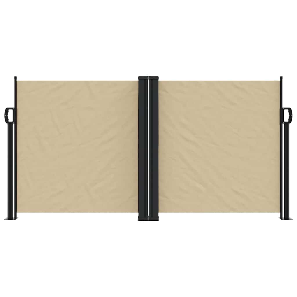 VIDAXL - Windschutzschild 120 x 1200 cm Beige