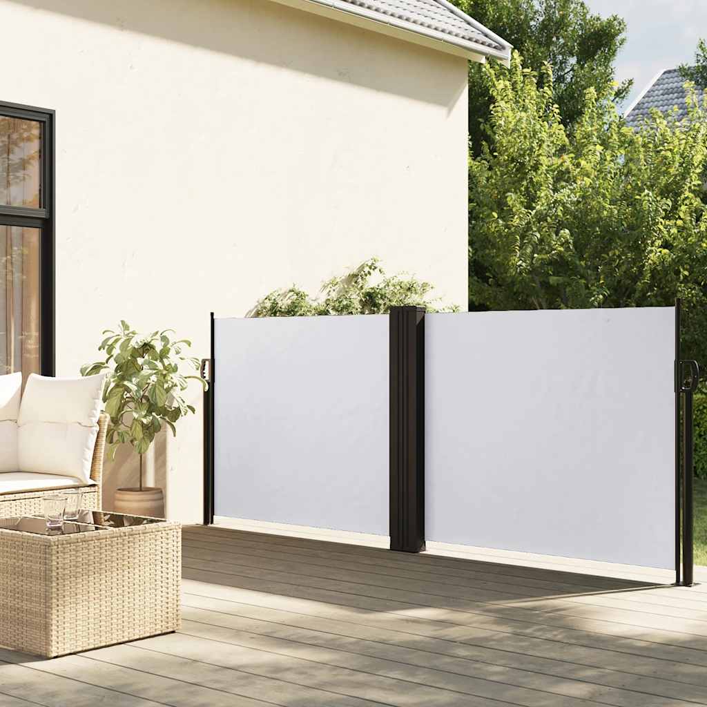 VidaXL Windschutzscheibenschutz ausziehbar 120x1200 cm Weiß