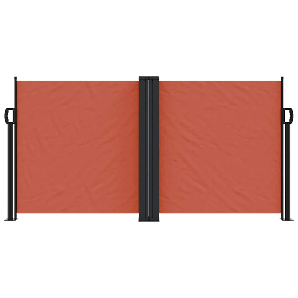Vidaxl windscherm uittrekbaar 120x1200 cm terracottakleurig