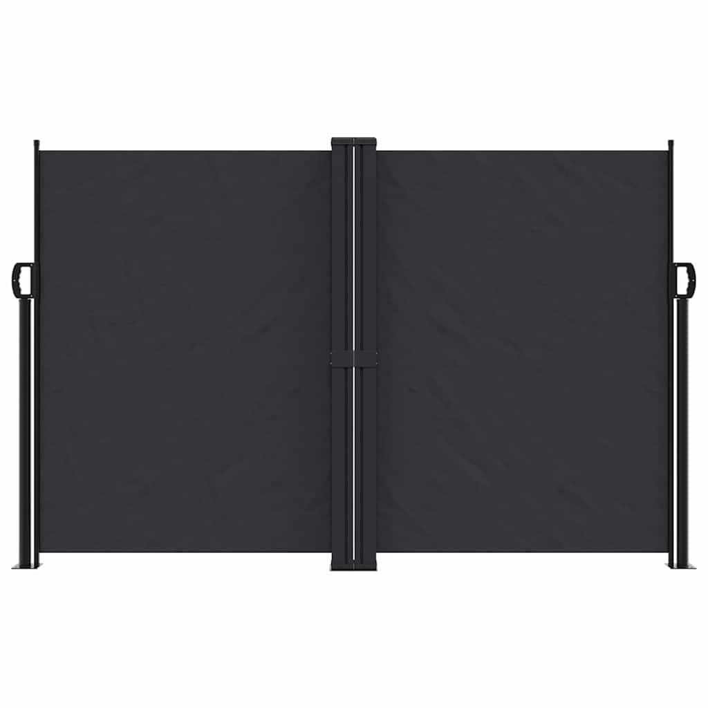 VIDAXL - Windschutz-Verlängerungsstange 160 x 1200 cm schwarz