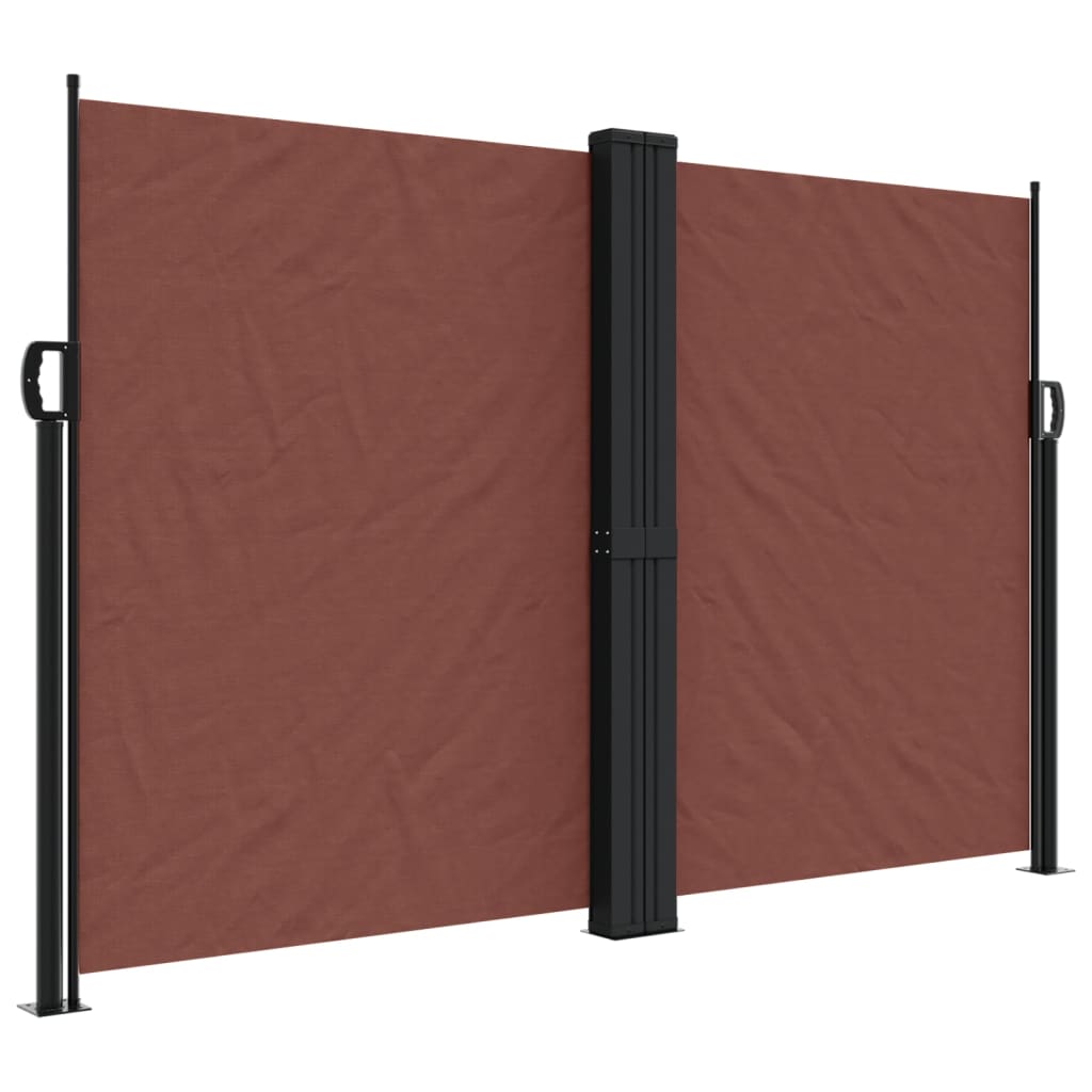 VIDAXL - Windschutzvisier 160x1200 cm Braun