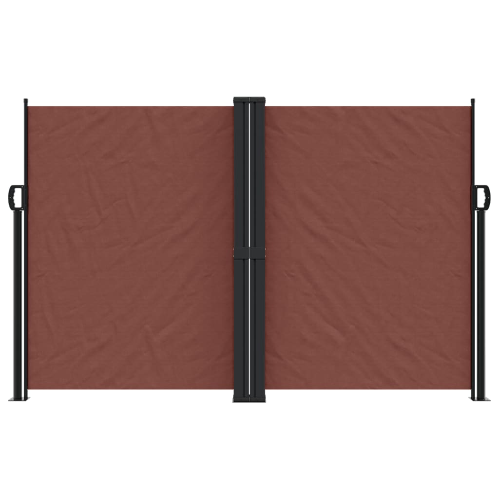 VIDAXL - Windschutzvisier 160x1200 cm Braun
