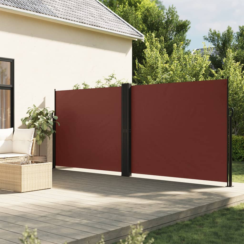 VIDAXL - Windschutzvisier 160x1200 cm Braun
